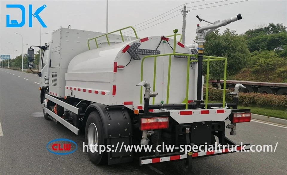 Hydrogen 9-ton Dust Suppression Truck rear right Electric Dust Suppression Truck