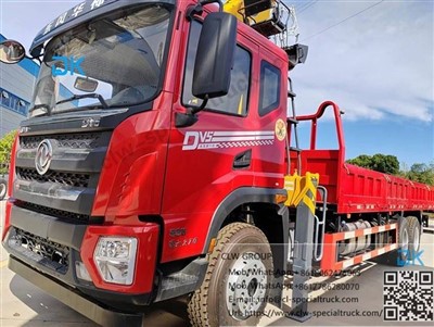 Dongfeng Huashen DV5 XCMG 12T 4 SEKCIA ARM G TYP CRANE TRUCH