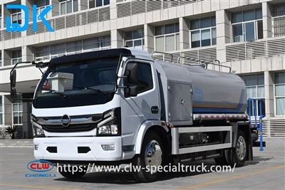 6-tonový elektrický zelený postrekovač nákladný automobil Chengli Electric Chassis Sprinkler Trucker
